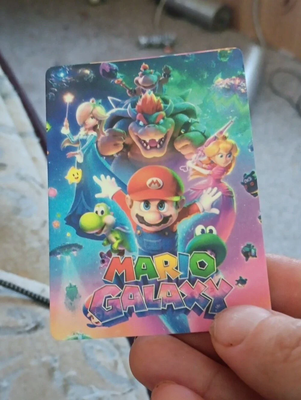 Nintendo Waluigi Trading Card - Purple, Green, Orange